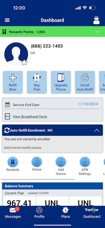 Knowledge Base for F711U1 - Tracfone